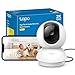 Tapo C210 2K 3MP Pan/Tilt Indoor Camera House Security Camera, WiFi Camera, No Monthly Fee, AI Detection, Dog Puppy Camera, Baby Camera Monitor, 360° View, Night Vision, Works with Alexa & Google