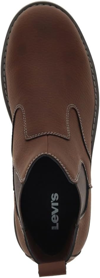Levi’s Mens Chelsea Logger 2 WX Vegan Leather Casual Pull-On Boot Levi’s Mens Chelsea Logger 2 WX Vegan Leather Casual Pull-On Boot