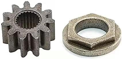 Steering Shaft Pinion Gear & Bushing fit for Cub Cadet LT1042 LT1045 LT1046 LT1050