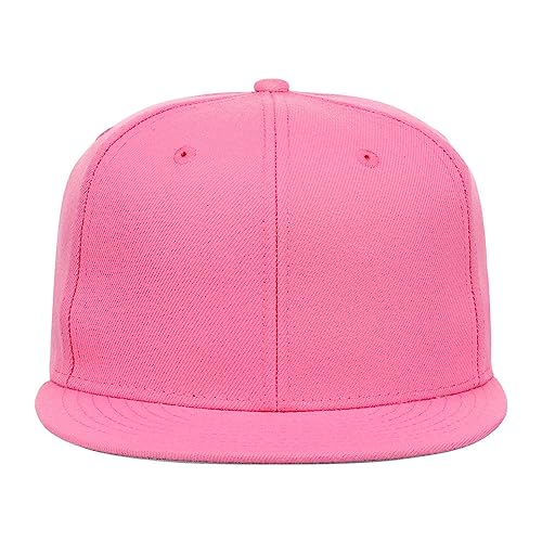 Image of Lids Blank Premium Full Court w /Colored Under Visor Fitted Cap
