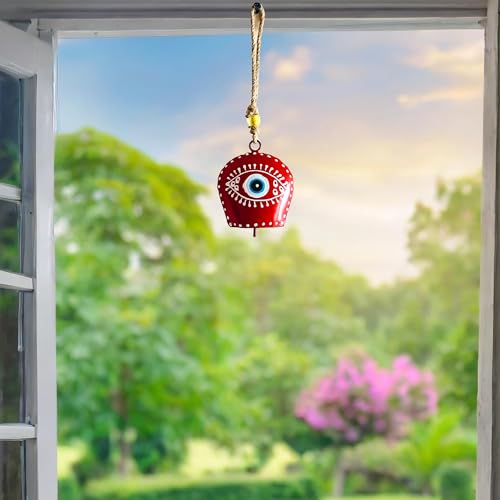 Image of JASMEY HOMES Designer Evil Eye Bell - Red