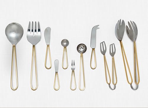 Abbott Collection Loop Handle Salad Servers by Abbott Collection - Used condition - Image 3