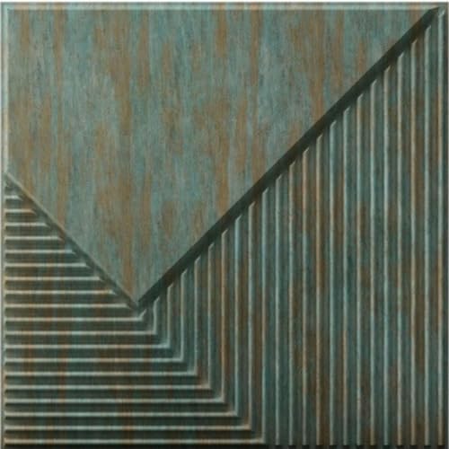 Image of Kayra Decor 3D PVC Wall Panels for Bedroom & Living Room | Plaina Design | Rustic Wood Color | 19.7 x 19.7 Inch | Pack of 40 | 107.6 Sq Ft