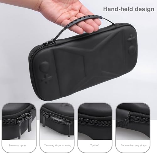 Image of ZORBES Compatible with Switch 2 Game Console, Hard Shell Protective Case Travel Bag for Switch 2, Custom-Mold Storage Case with Built in Mesh Pocket, Fashion Waterproof EVA Zippered Carrying Bag