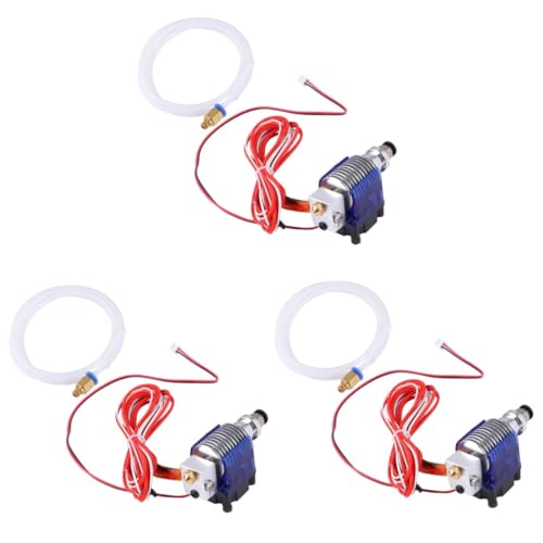 PartyKindom 3pcs Extrusion Head J-head Hotend Metal Printer Accessories Parts Extrusion Head Fan Cover for Filament