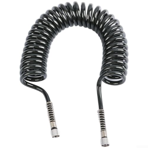 Tuyau pneumatique à ressort fabriqué en polyuréthane avec filetage de 0,3 cm, compatible avec les pompes à peinture aérographe et modèle pour une livraison d'air fiable