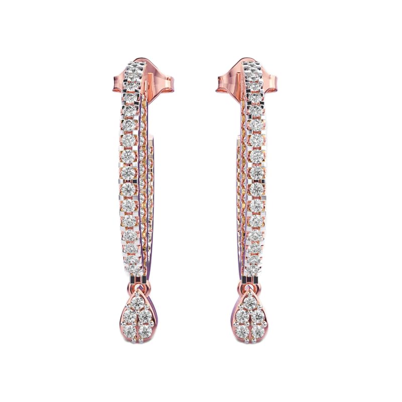 Boucles d'oreilles pendantes argent 925 hypoallergénique sans irritation