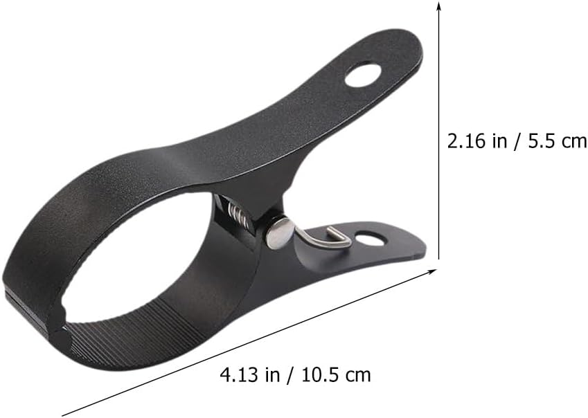 Garneck 6 Pcs Windproof Clothespin Metal Blanket Clamps Quilt Clothes Clips Multipurpose Clothespins Metal Clothespins Towel Clips Quilt Clamp Aluminum Alloy Simple Outdoor Chair Vacation