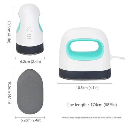 Mini prensa térmica 4.1"×2.4" con bolsa de almacenamiento miniatura 5