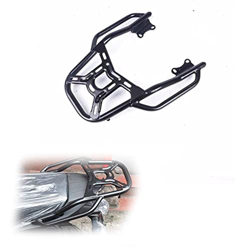 Portaequipajes trasero de acero Yamaha YBR250 accesorios moto negro