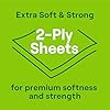 Seventh Generation Toilet Paper Recycled Bath Tissue 4-Pack 100% Recycled Paper 2-ply without Chlorine Bleach 12 Rolls