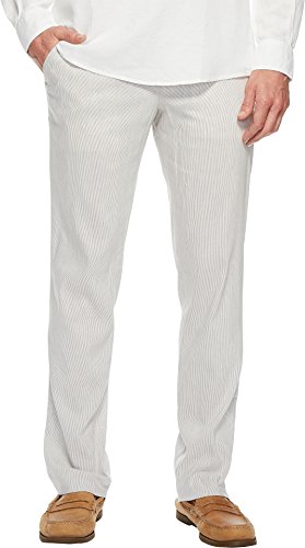 Perry Ellis Men's Slim Fit Chino, Natural Linen, 36W X 32L