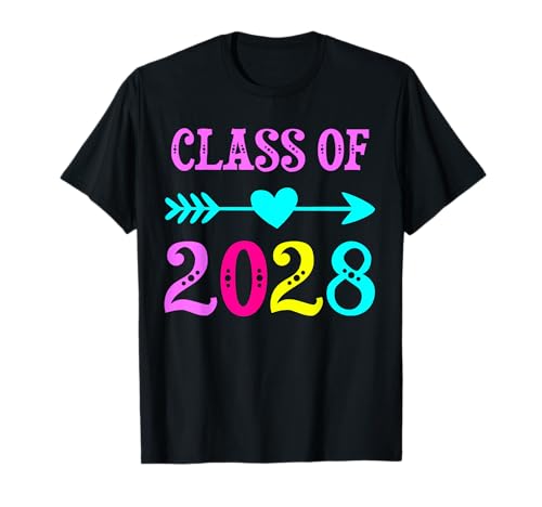 Class Of 2028 Grow With Me Camiseta para profesores estudiantes Camiseta