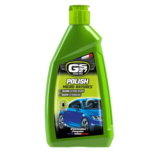 GS27 - Polish Micro-Rayures Voiture - &Eacute;limine Facilement les Micro-Rayures et Imperfections de la Carrosserie, 500 ml, Neutre