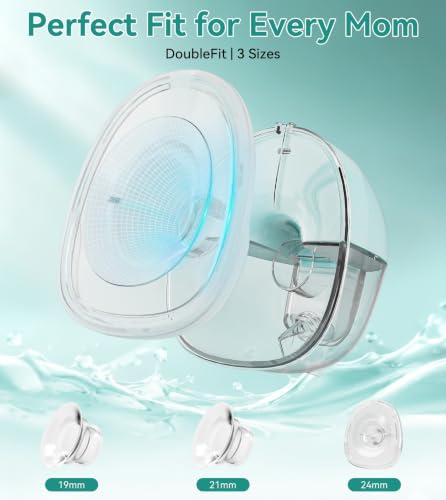 Image of NCVI Wearable Breast Pump for Moms, <42dB for Office HomeTravel (Green)