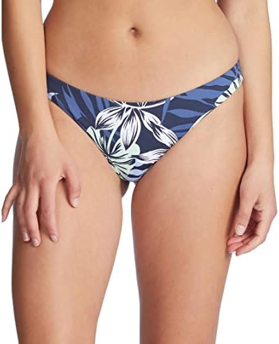 Roxy Printed Beach Classics Cheeky Bottoms Mood Indigo Seaside Tropics MD