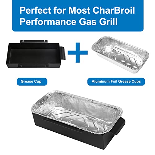 Image of Uniflasy Catch Pan for CharBroil Performance 463331221 463365021 463448021 463655421 463347519 463347017 TRU Infrared Gas Grill with 9328812P06 Aluminum Liner, Replacement for CharBroil G416-0015-W1