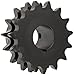 Martin Winch Roller Chain Sprocket, Hardened Teeth, Bored-to-Size, Type B Hub, Double Strand, 80 Chain Size, 1" Pitch, 18 Teeth, 1.75" Bore Dia., 6.271" OD, 4.25" Hub Dia., 1.71" Width