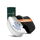 【2025アップグレードクッション-美しいパッケージ】低反発 チェアパッド 座布団 お尻が痛くならない 姿勢矯正に最適 通気性 滑り止め底 (黒)