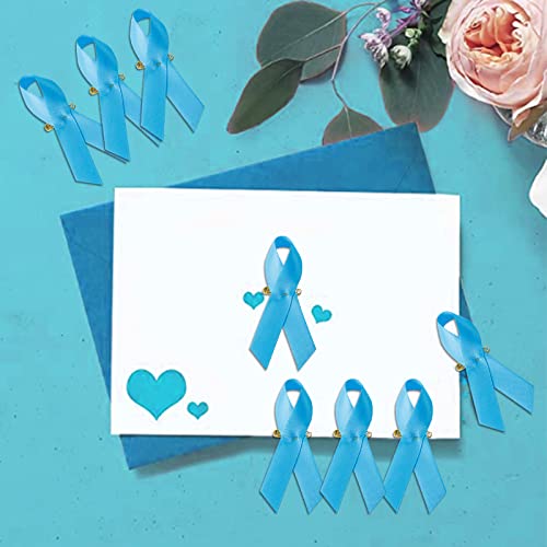 Image of Ribbon Awareness Satin Pins Cancer Awareness Ribbon Pin with Safety Pin