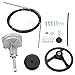 GXYWADY 17 Feet Boat Rotary Steering System Outboard Kit Replacement for Yachts Fishing Boats Other Waterborne Vehicles