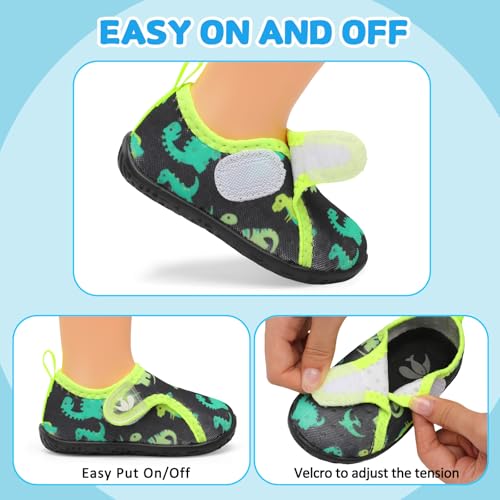 Image of FEETCITY Boys Girls Water Shoes Kids Aqua Socks Quick Dry Barefoot for Beach Swimming Pool