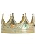 Star Power Royalty Jeweled King Crown Gold One Size