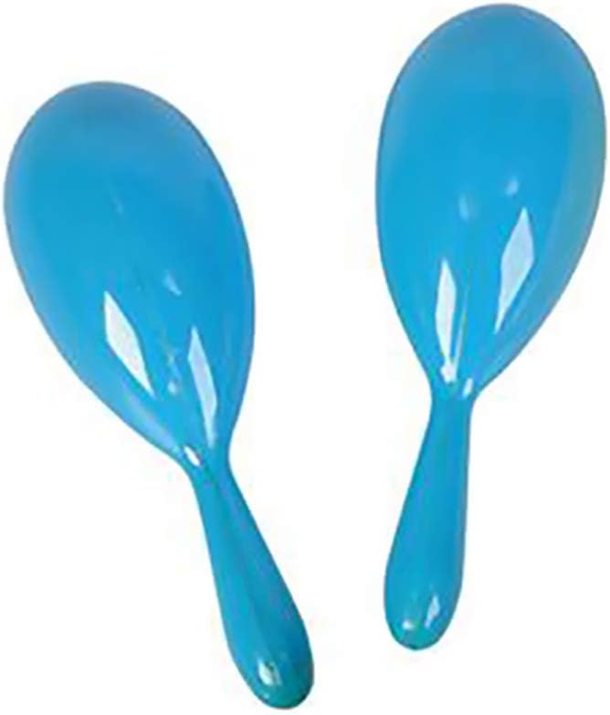 The Dreidel Company 12-Count Mini Plastic Neon Maracas, Noisemaker Fiesta Party Favor, Four Bright Colors 4" Inches (12-Pack) image 2