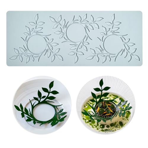 Moules en silicone pour fondant en forme de feuille 3D, tapis dentelle pour la pâtisserie, les loisirs créatifs, la cire, la pâte à gomme, les cupcakes, l'argile