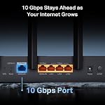 TP-Link Archer BE12000 | Tri-Band Wi-Fi 7 Router | Includes Latest 6GHz Wi-Fi Band | New Wi-Fi 7 Features | 10G Connectivity | Works with Amazon Alexa and Google Assistant (Archer BE670) - Image 5