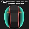 Funda para auto impermeable compatible con Kia Sonet 2020-2023, funda para auto para todo clima exterior con cremallera lateral y tira reflectante, funda personalizada para interiores y exteriores 6