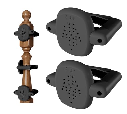 Image of 2PCS No Drill Baby Gate Banister Adapter Kit for Stairs,Universal Stair Railing Gate Mounting Kit for Round or Square Banisters (1.5–4.2 Inch),Damage-Free Installation for Baby and Pet Gates