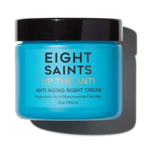 Best Night Cream for Aging Skin: 7 Facial Creams Women Over 50 Use To Surprising Results (2026) 3 Eight Saints Skin Care Up the Anti Night Cream Face Moisturizer to Reduce Fine Lines and Wrinkles, Anti Aging Cream For Face & Neck with Hyaluronic Acid, Niacinamide, and Peptides, 2 Ounces