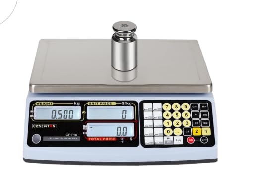Price Computing Scale 66 lb NTEP Approved | 0.01lb Readability Rechargeable Commercial Food Produce Scale for Farmers Markets