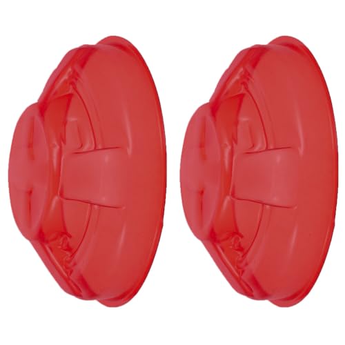 OSOLADY Cubierta de Abs para Detector de Humo, Protege contra Polvo y Falsas Alarmas, Adecuado para Restaurantes y Áreas de Horneado, Paquete de 2 Unidades