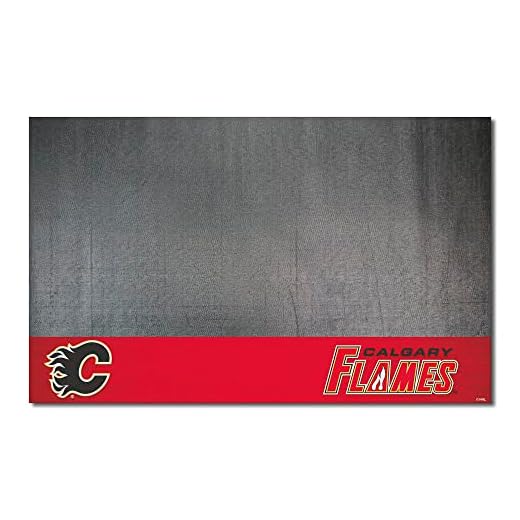 Fanmats NHL Calgary Flames Grill Mat, Small