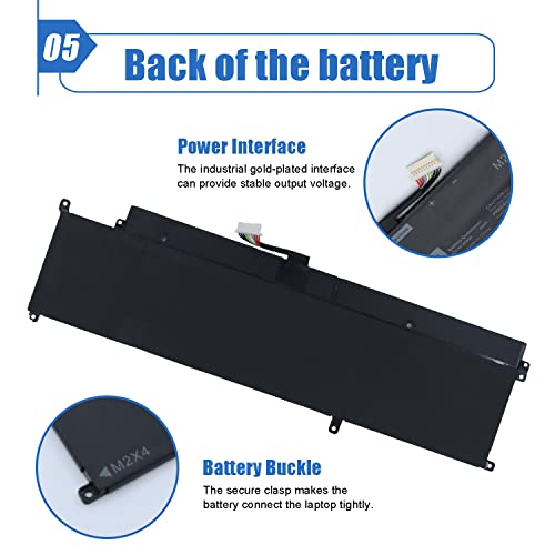 Image of XCNR3 Battery Replace for Dell Latitude 13 7370 Ultrabook Series 0XCNR3 WY7CG WV7CG 0WV7CG 7.6V 34Wh /4250mAh 4-Cells