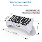 Klipdasse-Wireless-Keyboard-for-PS5-Controller-Bluetooth-30-Mini-Chatpad-Message-Game-Keyboard-Keypad-Built-in-Speaker-with-35mm-Audio-Jack-for-Messaging-and-Gaming-Live-Chat-for-Playstation-5