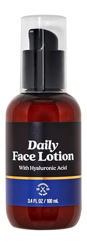Bath and Body Daily Face Lotion With Hyaluronic Acid For Men | 3.4 fl Oz