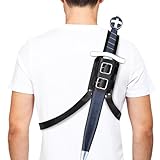 Degpum Medieval Retro Sword Shoulder Back Sheath Holder