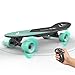 SOUTHERN WOLF Skateboard Elettrico con Longboard telecomandato per Bambini e Adulti, Motore da 150 W a Due velocità, e-Skateboard Portatile Skateboard Regali per Bambini (Green)