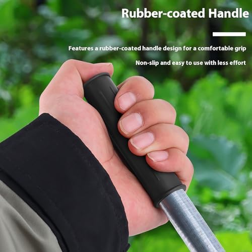 Multipurpose Bulb Planter & Sod Remover with Adjustable Handle - Ideal for Digging Holes in Garden, Lawn, Greenhouse, Farm & Mulch Film, 7.5cm/3in Tool