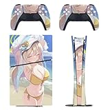 PS5 Slim デジタル版 スキンシール ブルーアーカイブ 十六夜ノノミ 水着 PlayStation 5 保護ステッカー プレイステーション 5 薄型スキン 保護シール 全面保護 側面対応＆両面対応 耐久性 指紋/傷/汚れ/ほこり防止 傷隠し 気泡ゼロ 散熱良い 手触り良い 本体とゲームコントローラー専用ステッカー 簡単取付 繰り返し貼り付け可能 スリム アクセサリー 人気 アニメ おしゃれ