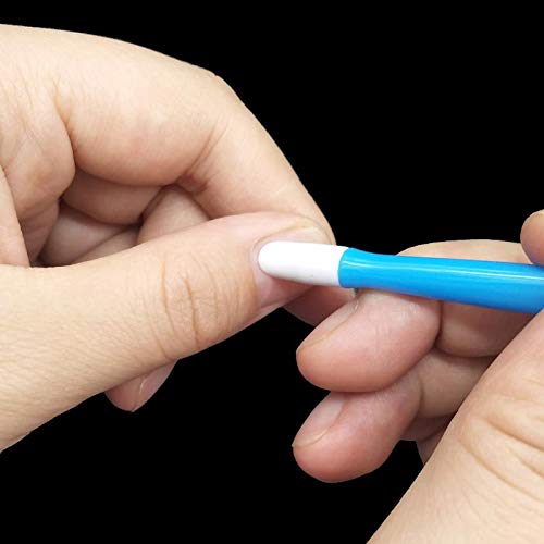 image for Allstarry 30pcs Rubber Cuticle Pusher Nail Cleaner with Rubber Tipped 