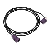 YINETTECH Fakra D Socket Angled (Female, Angled) Antenna Extension Cable DACAR 302/ATTB 2505 for Most in-Vehicle GSM Devices
