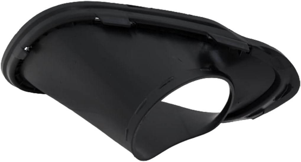 KarParts360 For Jeep Cherokee 2014 15 16 17 2018 Fog Light Bezel Driver Side | Front | Textured Black | TEO Plastic | Replacement For CH1038224 | 191275821862, 68203221AA