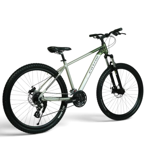 Image of FitTrip Legend Z 27.5T MTB Cycle | 6061 Aluminium Alloy Frame | Shimano Altus Drivetrain | SL-M315 3x8-Speed Shifters | Zoom HLO Suspension | Clarks 160mm Double Disc Brakes (Green Aura)