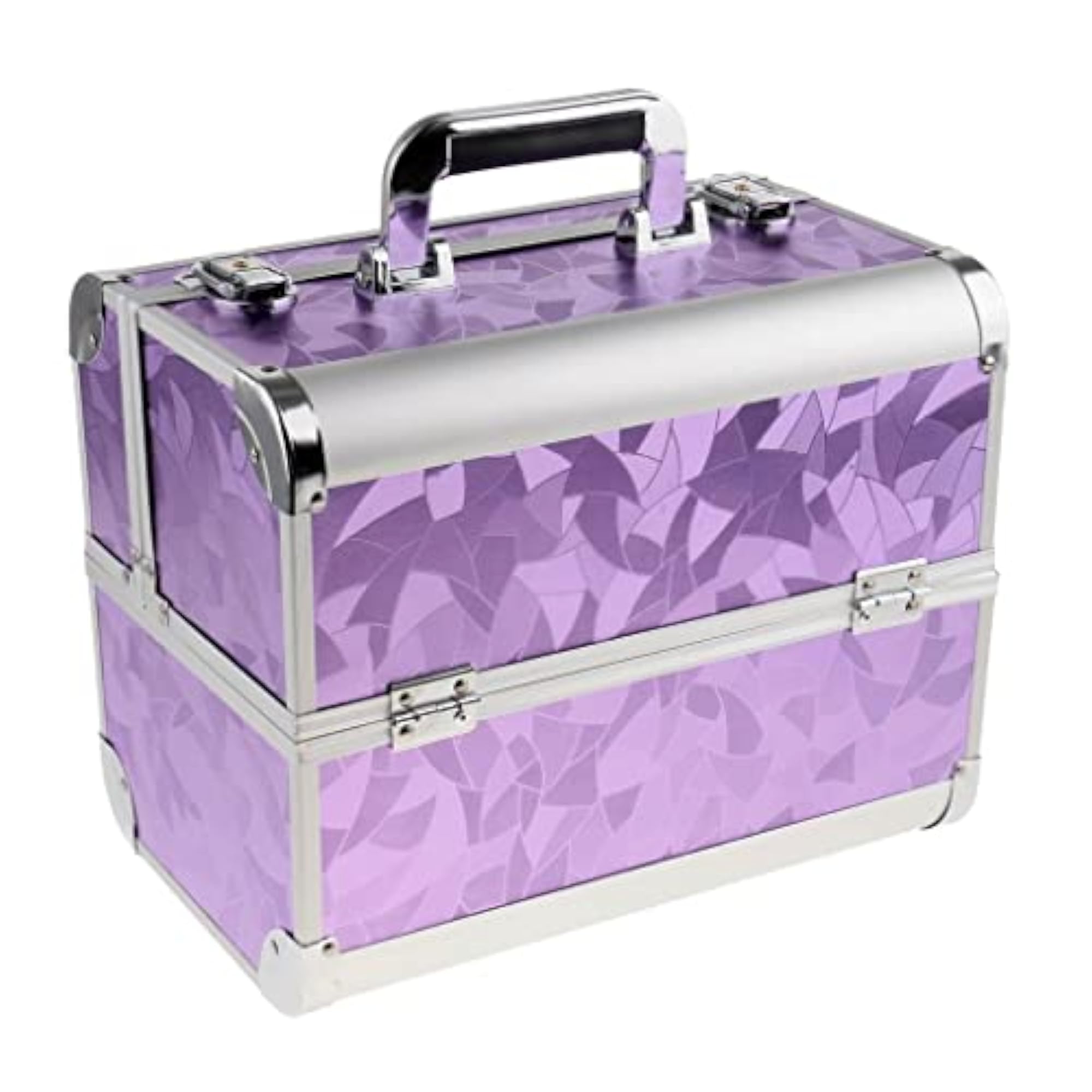 Aluminum Makeup Train Jewelry Storage Box, Lockable
