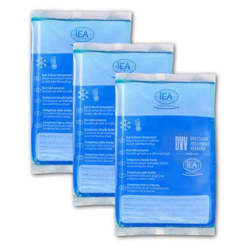 IEA Medical Kalt Warm Kompressen | 3er Set | 12x20 cm | Kühlpacks für...