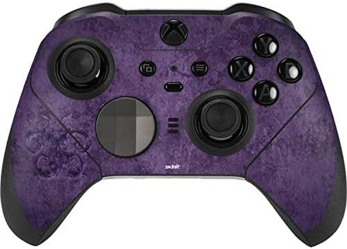 Skinit Decal Gaming Skin Compatible with Xbox Elite Wireless Controller Series 2 - Officially Licensed Tate and Co. Purple Damask Butterfly Design